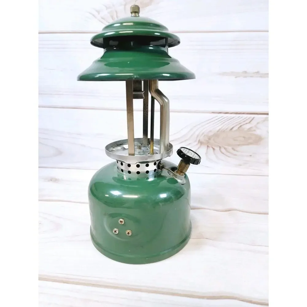 Vintage Coleman 5120 LP Gas Lantern Green 1968 No Globe